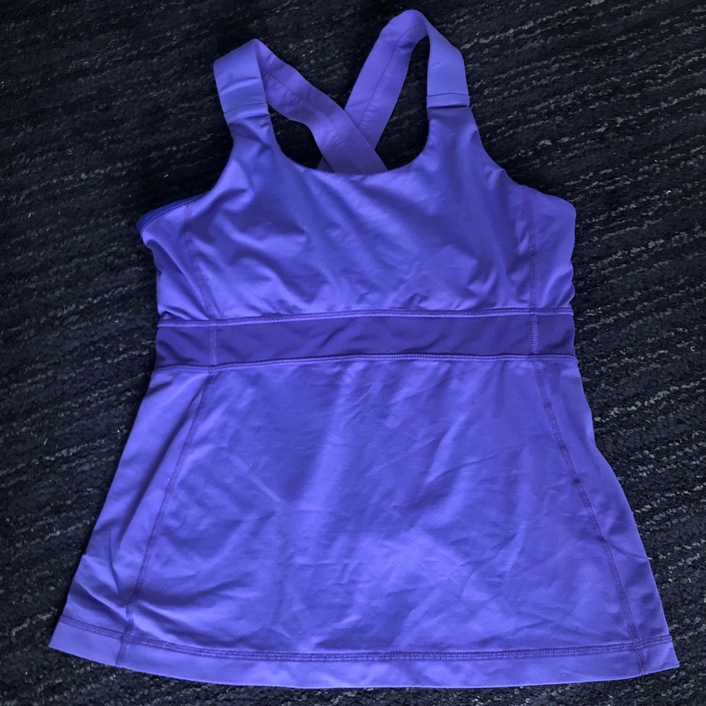 lululemon (8) Rate lulu Top with mesh